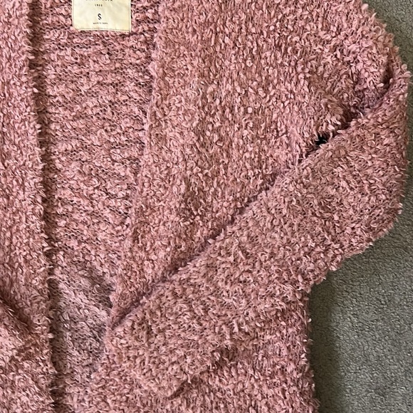 Super Fuzzy Rosegold Cardigan - Picture 4 of 6